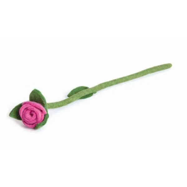 El Puente El Puente Deko-Blume "Rose" | Fair Trade & Handmade aus Nepal, Rosa, – Produktbild 3 von 3