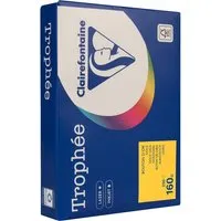 Clairefontaine 250 Blatt Clairfontaine Farbiges Kopierpapier "Trophee" 160 g/m², DIN A4, goldgelb – Produktbild 1 von 1