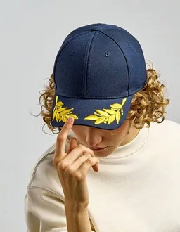 Atlantis Headwear Atlantis Headwear Damen / Herren Cap Muster Winner Lorbeerblätter auf Schirm – Produktbild 1 von 1