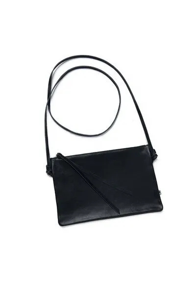 ELEKTROPULLI ELEKTROPULLI Lederhandtasche ELLA mit zwei Fächern, Schwarz, – Produktbild 3 von 3