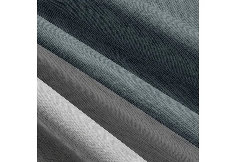Leonado Vicenti Bettwäsche Baumwolle 135x200 cm und 155x220 cm, Jersey, 2 teilig, Unifarben im Melange-Design mit Markenreißverschluss, Grau, – Produktbild 4 von 5