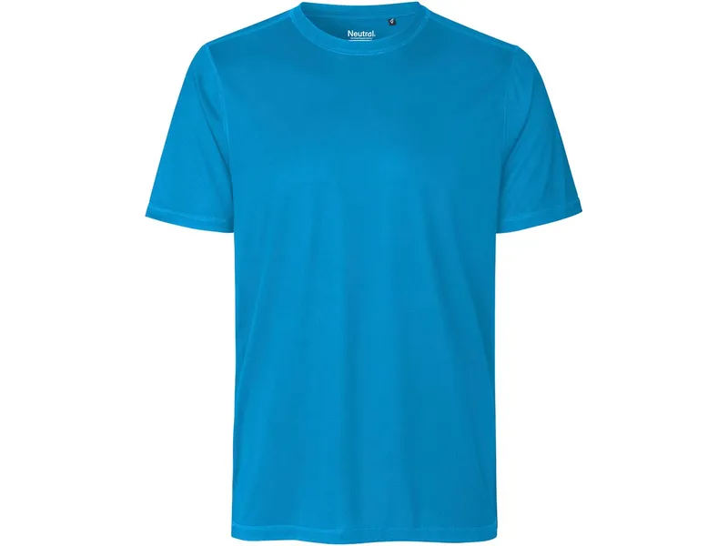 Neutral Neutral® Unisex T-Shirt Sportshirt Laufshirt Bodyfit Körpernah Schnell trocknend von Neutral RPet Recycling Polyester, Sapphire, – Produktbild 1 von 4