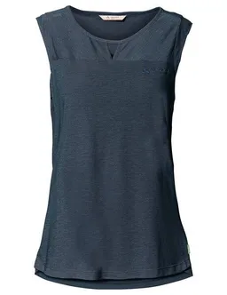 Vaude VAUDE Damen-Top 'Skomer Hiking' mit Ausschnittdetail, dark sea, Gr. 40 – Produktbild 1 von 1