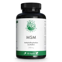 Green Naturals Green Naturals MSM 2100mg Kapseln vegan – Produktbild 1 von 1