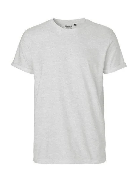 Neutral Neutral® Unisex T-Shirt Rollärmel Bio Baumwolle, Ash, – Produktbild 2 von 5
