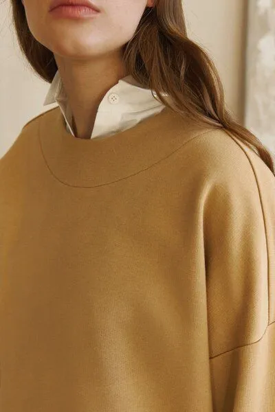 IVA RYCH IVA RYCH Oversize Sweatshirt Camel I Deadstock, Camel (beige), – Produktbild 2 von 3