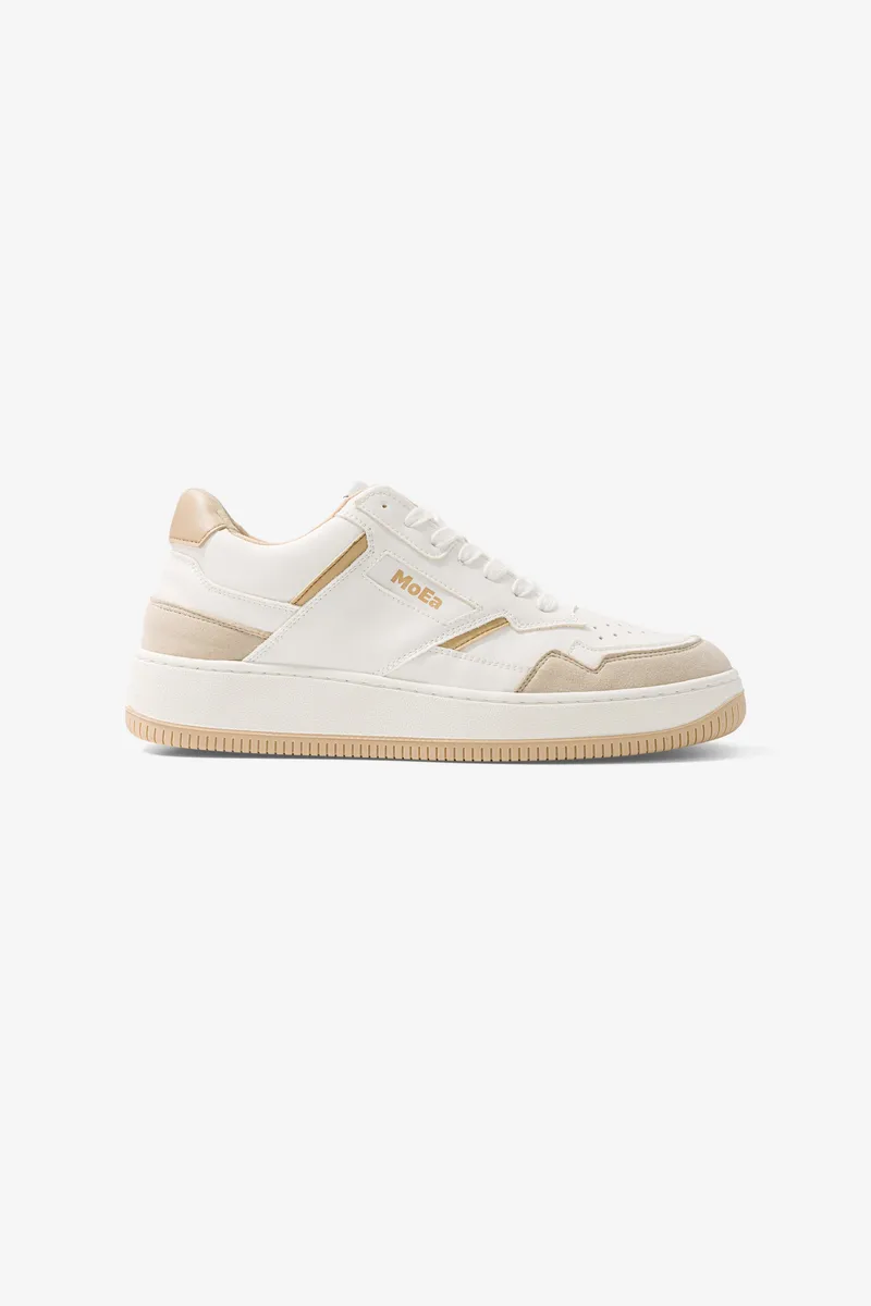 MoEa MoEa Herren vegan Sneaker Gen1 Mais Weiß & Beige, Beige, – Produktbild 1 von 2