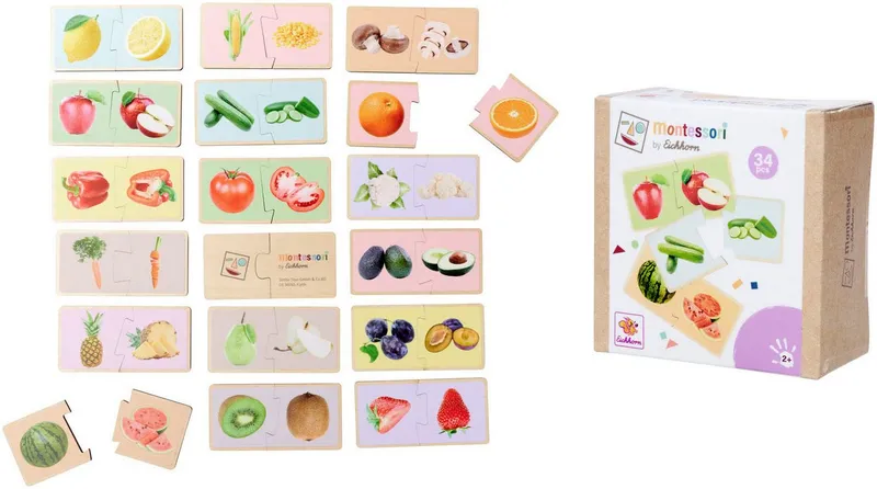 eichhorn eichhorn Puzzle Montessori Puzzle, 34 Puzzleteile, Bunt, – Produktbild 2 von 5