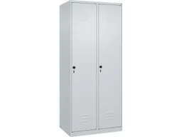 C+P C+P Spind Classic PLUS, 2 Abteile, 1850x800x500mm, Lichtgrau/Lichtgrau – Produktbild 1 von 1