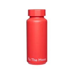 Design Letters Thermoflasche – Kirschrot, To The Moon – Produktbild 1 von 1
