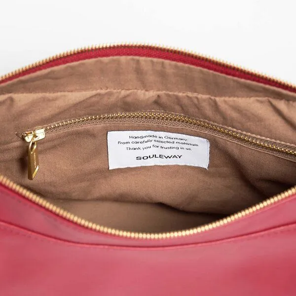 Souleway Souleway Half Moon Bag S, Cherry red, – Produktbild 4 von 4