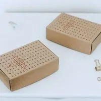 Fines Papeterie Fines Papeterie 3 Geschenkschachteln * Alles Liebe * Scrabble * für kleine und mittlere Geschenke – Produktbild 1 von 1
