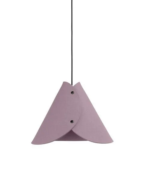 ALMUT von Wildheim ALMUT von Wildheim Hängeleuchte aus Merino Wollfilz, Pendelleuchte mulesingfrei, Rosa, – Produktbild 2 von 4