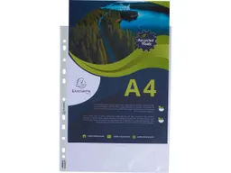 Exacompta 100 Exacompta Prospekthüllen "Forever" Recycling-PP, DIN A4, 60µ, genarbt – Produktbild 1 von 1