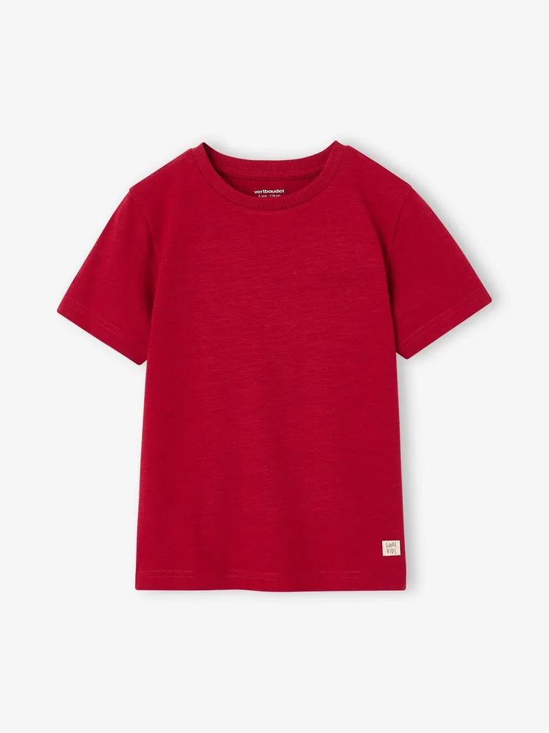 Vertbaudet Jungen T-Shirt BASIC, Rot, – Produktbild 1 von 2