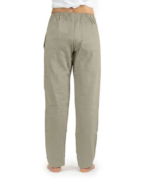 SCHAZAD Leinenhose CHINO von SCHAZAD, Oliv, – Produktbild 3 von 3