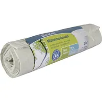 Secolan Secolan Mülleimerbeutel 20l, 25 St. weiß 48 x52 cm – Produktbild 3 von 3