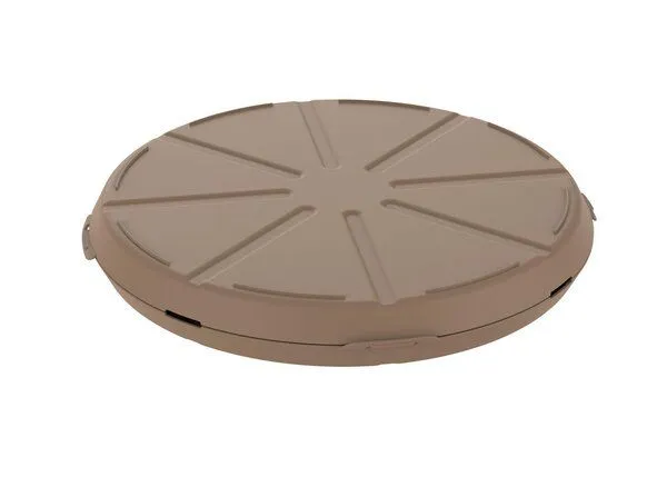 REuse REuse Pizzabox Verpackung - Essensbehälter, Beständiges braun, – Produktbild 2 von 4
