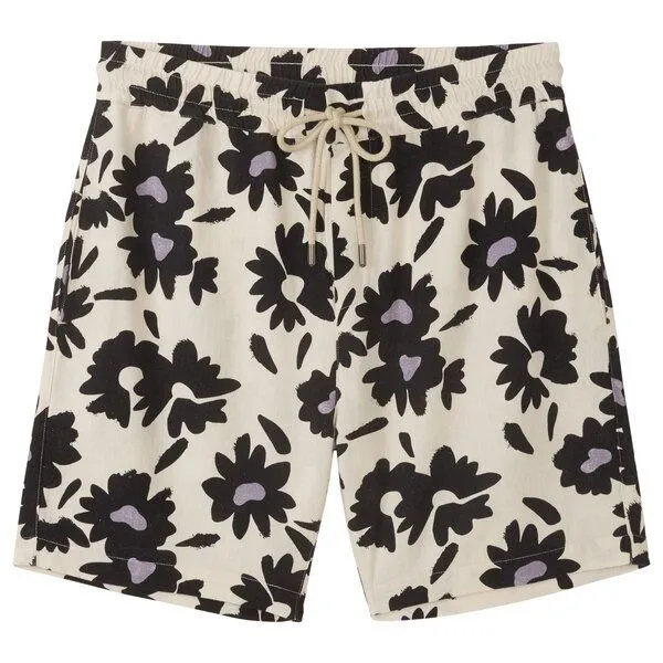 recolution recolution Shorts CURRY BLOOM, Linen white, – Produktbild 1 von 3