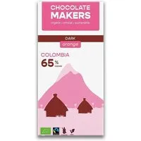 El Puente El Puente Zartbitterschokolade 65% mit Orange | Fair Trade | Bio-zertifiziert | Vegan – Produktbild 1 von 1