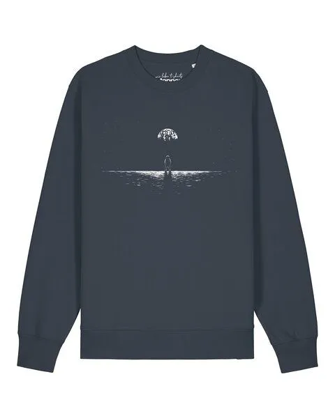 watapparel watapparel Sweatshirt Unisex Lost in space, India ink grey, – Produktbild 1 von 2