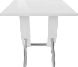 OTTO home Esstisch Kaleo, Hochglanz, mit Chromabsetzen, Breite 160 cm – Produktbild 1 von 1
