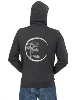 Life-Tree Life-Tree Organic Fairwear Hoodie Unisex Fairwear Organic Circle | Dark Heather Grey – Produktbild 1 von 1