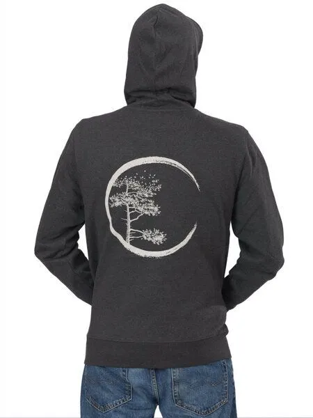 Life-Tree Life-Tree Organic Fairwear Hoodie Unisex Fairwear Organic Circle, Dark heather grey, – Produktbild 1 von 4