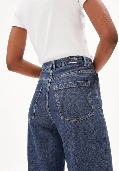 ARMEDANGELS ARMEDANGELS ENIJAA FLOW Damen Wide Jeans TENCEL Lyocell Mix, Blue, – Produktbild 3 von 4
