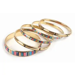 El Puente El Puente Armreifen "Regenbogen", 5er-Set – Produktbild 1 von 1