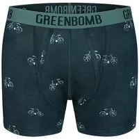 GreenBomb GREENBOMB Bike Color Wheel Trunk - Figurbetonte Trunk aus Bio-Baumwoll Mix / hochwertiger Print / GOTS / Fair & Vegan – Produktbild 1 von 1