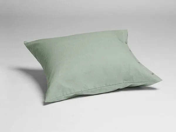 Yumeko Yumeko Kissenbezug aus Velvet Flanell, Pale green, – Produktbild 2 von 3