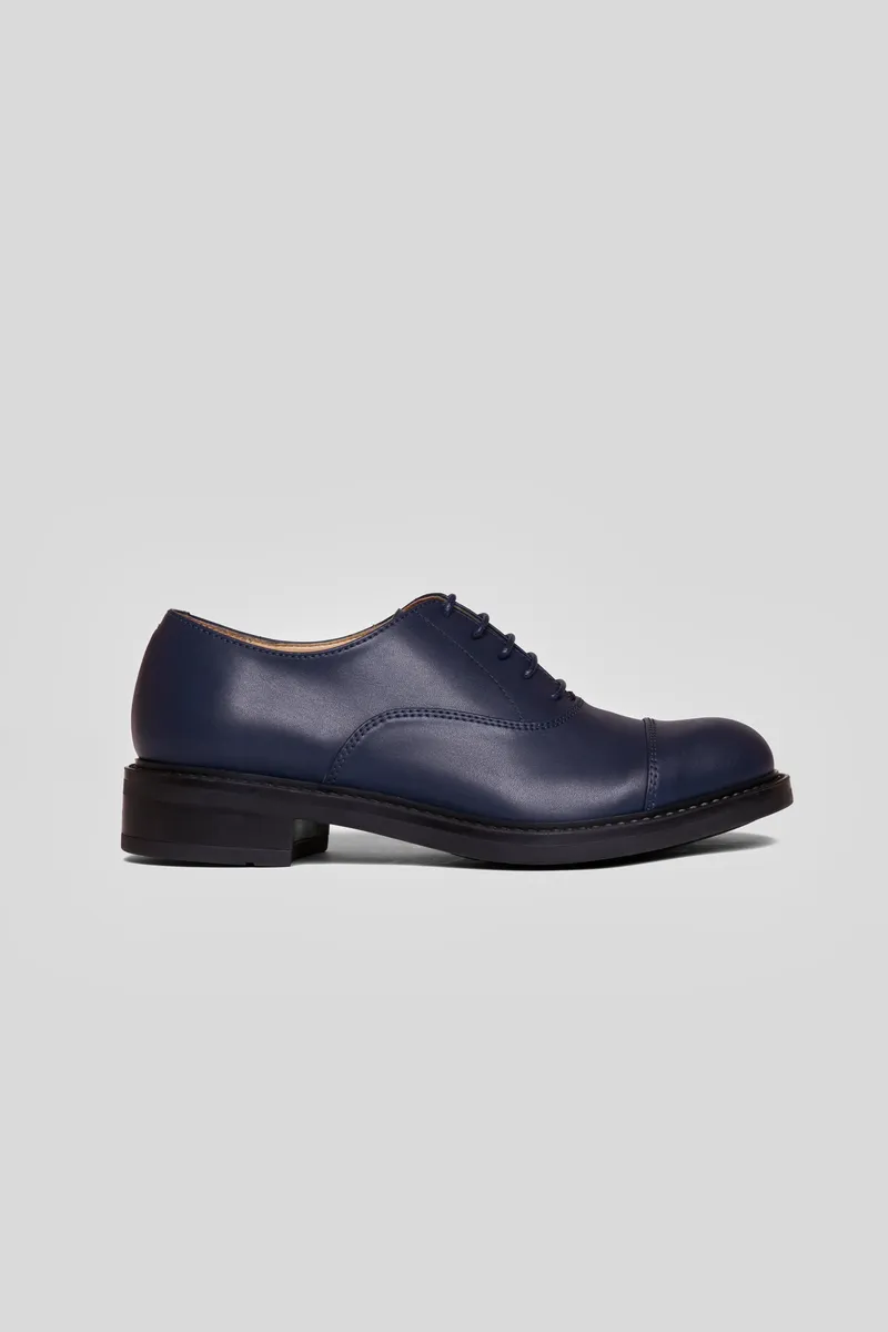 Solari Milano Solari Milano Damen vegan Schuhe Oxford Marineblau, Extra dunkelblau, – Produktbild 2 von 2