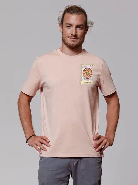 watapparel watapparel T-Shirt Unisex Tarot The Pizza, Fraiche peche, – Produktbild 1 von 3