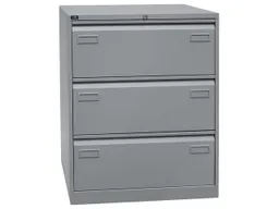 BISLEY Light BISLEY Light HR-Schrank 3s 2b alusilber (BxHxT)80x101,6x62,2cm – Produktbild 1 von 1