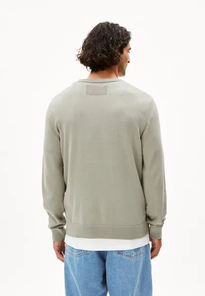 ARMEDANGELS ARMEDANGELS LOUKAA Herren Pullover aus Bio-Baumwolle, Seagreen, – Produktbild 2 von 4