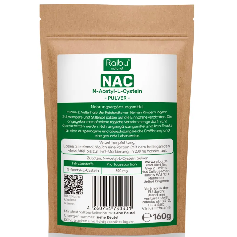 Raibu Natural Raibu Natural NAC Pulver – Produktbild 1 von 1