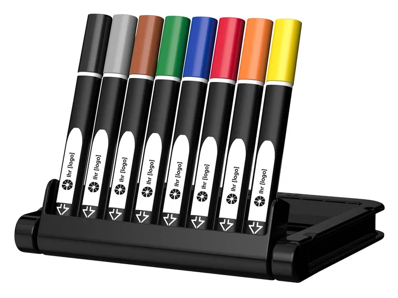 Schneider Schneider 8 Fineliner 'Link-It' farbsortierter Pack 0,04 mm inkl. 1-farbigem Aufdruck – Produktbild 1 von 1