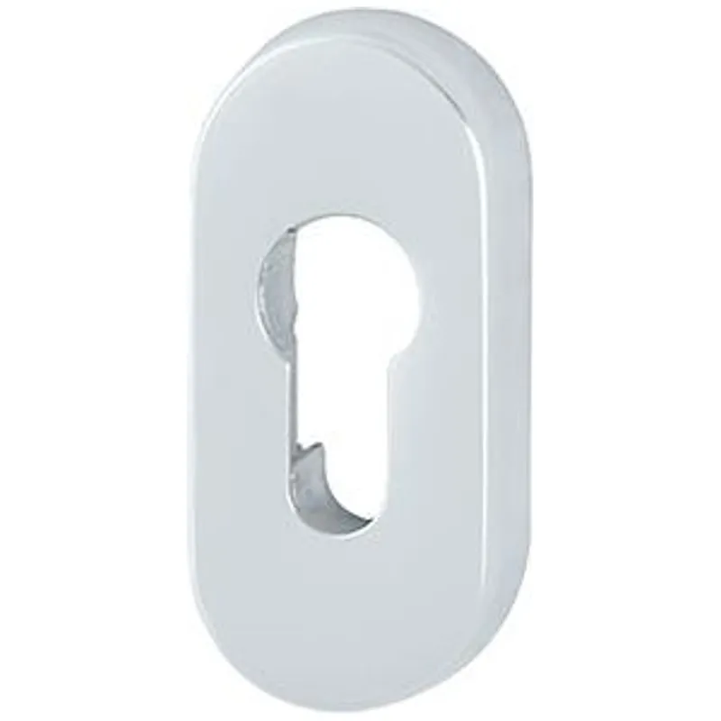 HOPPE Hoppe FH-Schlüsselrosette, PZ, ER, FS-E55S, Amsterdam, oval, verd. verschr. ohne Stützn, F69 – Produktbild 1 von 1