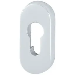 HOPPE Hoppe FH-Schlüsselrosette, PZ, ER, FS-E55S, Amsterdam, oval, verd. verschr. ohne Stützn, F69 – Produktbild 1 von 1