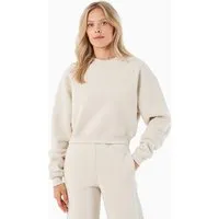 ORGANICATION ORGANICATION SILLIVIA | Essentials Crop-Sweatshirt aus Bio-Baumwolle und recyceltem Polyester – Produktbild 1 von 1