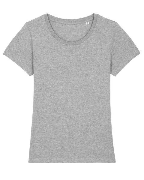 Human Family Bio Damen Rundhals Statement T-Shirt "Peace Within" von Human Family, Grau-meliert, – Produktbild 1 von 3