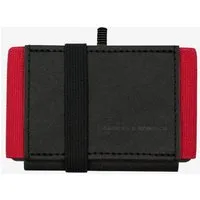 ANDERS & KOMISCH ANDERS & KOMISCH Kleiner Geldbeutel mit Münzfach - MINI PRO Wallet Schwarz, Schwarz/rot, – Produktbild 1 von 1