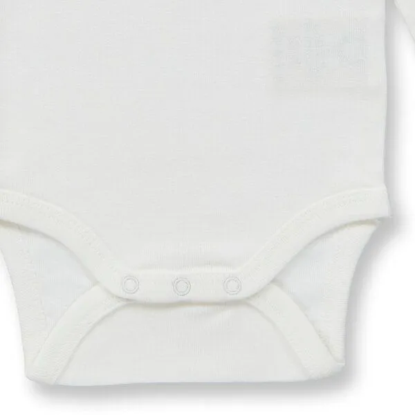 Sense Organics sense-organics Baby Body in naturweiß, Modell YVON, Weiß, – Produktbild 4 von 4