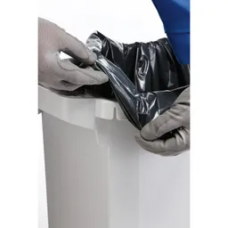 Durable DURABLE Mülleimer 'Durabin 60' 60 l, mit gelbem Deckel – Produktbild 1 von 1