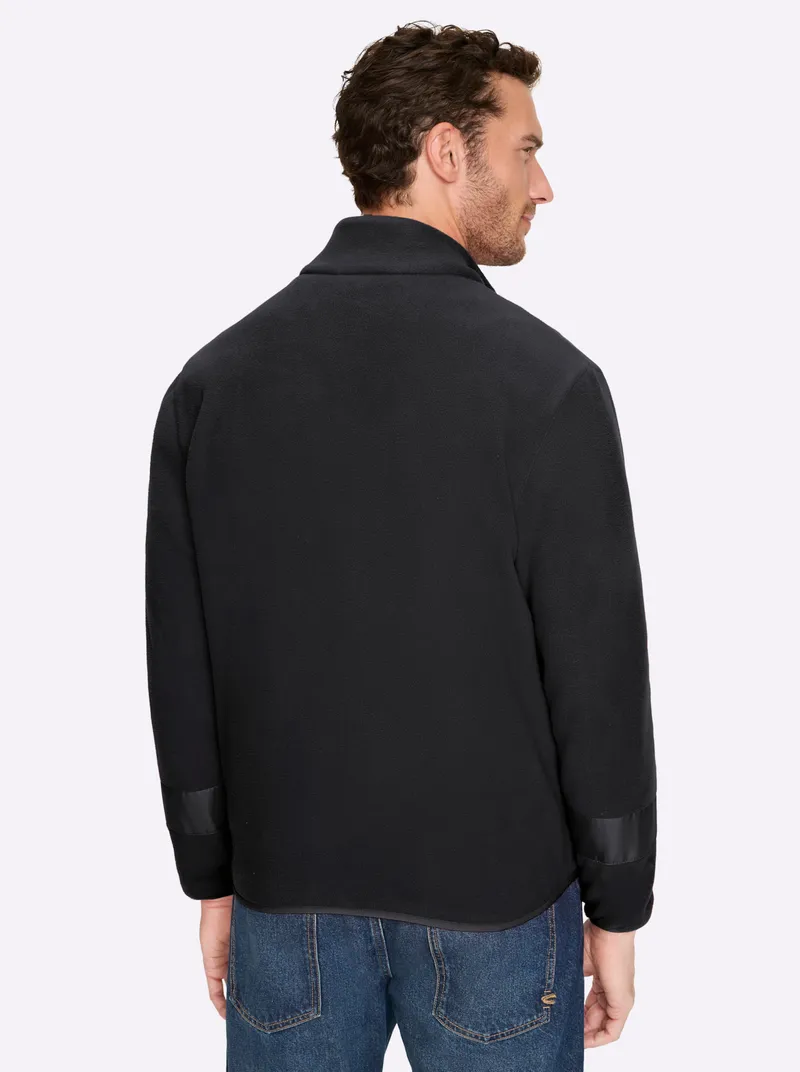 marco donati Fleecejacke schwarz, Schwarz, – Produktbild 2 von 2