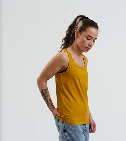 Gary Mash GARY MASH Tanktop Alex aus Biobaumwolle, Gelb, – Produktbild 1 von 4