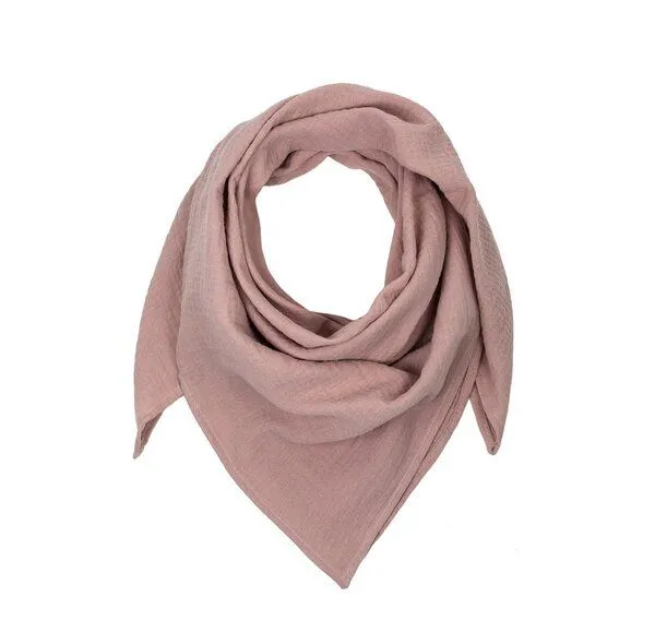 Hutch&Putch Hutch&Putch Musselin Halstuch - Dreieckstuch - Lätzchen - Schal für Baby (0-2 Jahre) aus 100% Bio-Baumwolle, Blush, – Produktbild 1 von 1