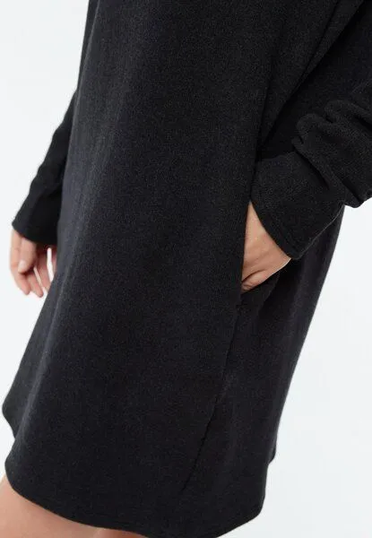 Givn Berlin Givn Berlin Kleid GBJOSEFFA relaxed Fit aus recycelter Baumwolle, Dark grey, – Produktbild 2 von 3