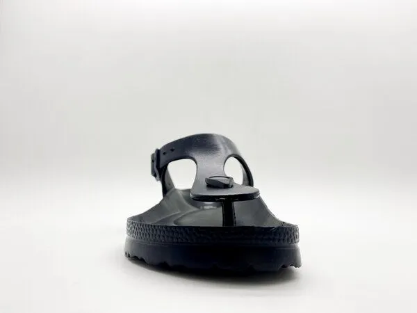 thies Vegane Ecofoam Zehentrenner Sandale von thies ® aus recyceltem EVA, Black (schwarz), – Produktbild 3 von 4